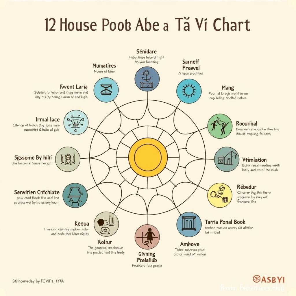 Hình Ảnh Minh Họa 12 Cung Tử Vi