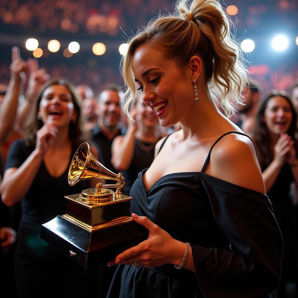 Adele nhận giải Grammy cho album 25