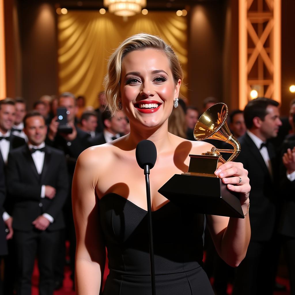 Adele nhận giải Grammy