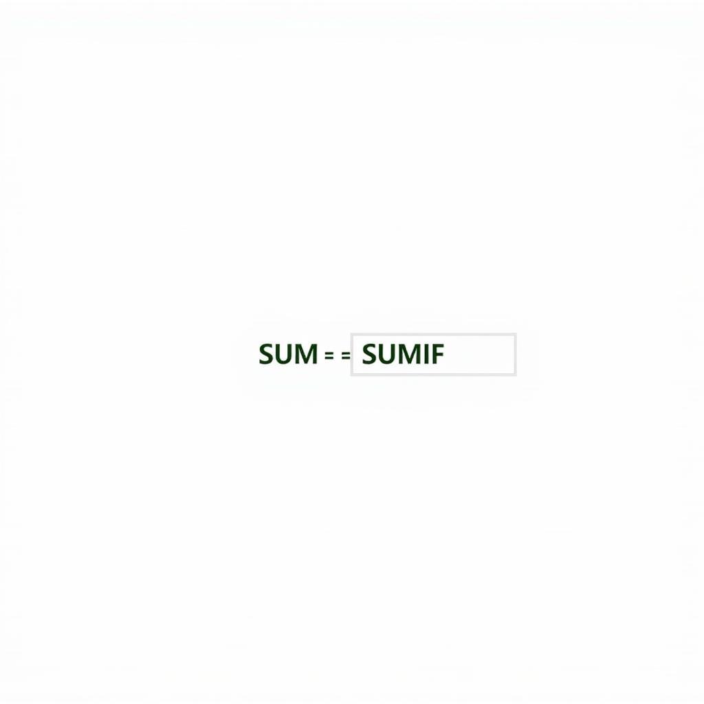 Áp dụng hàm SUM và SUMIF trong Excel