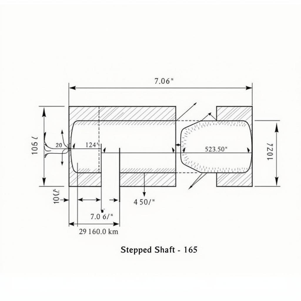 Bản vẽ chi tiết trục bậc