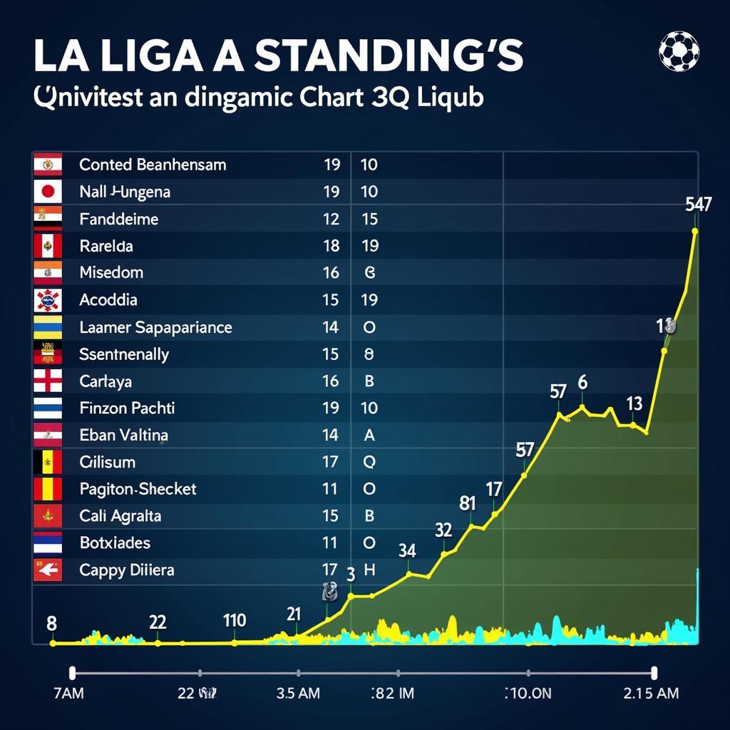 Bảng xếp hạng La Liga hiện tại