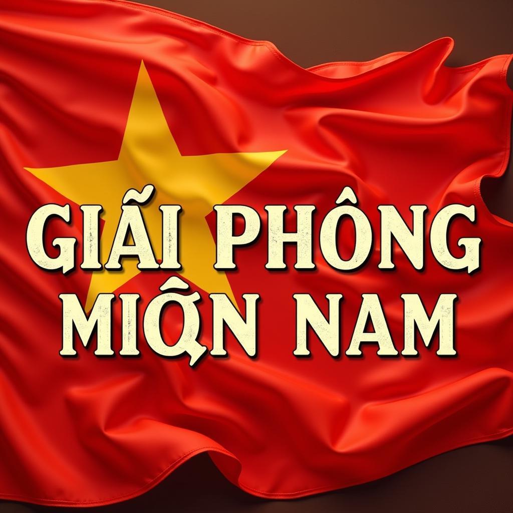 Banner Giải Phóng Miền Nam mang đậm dấu ấn lịch sử