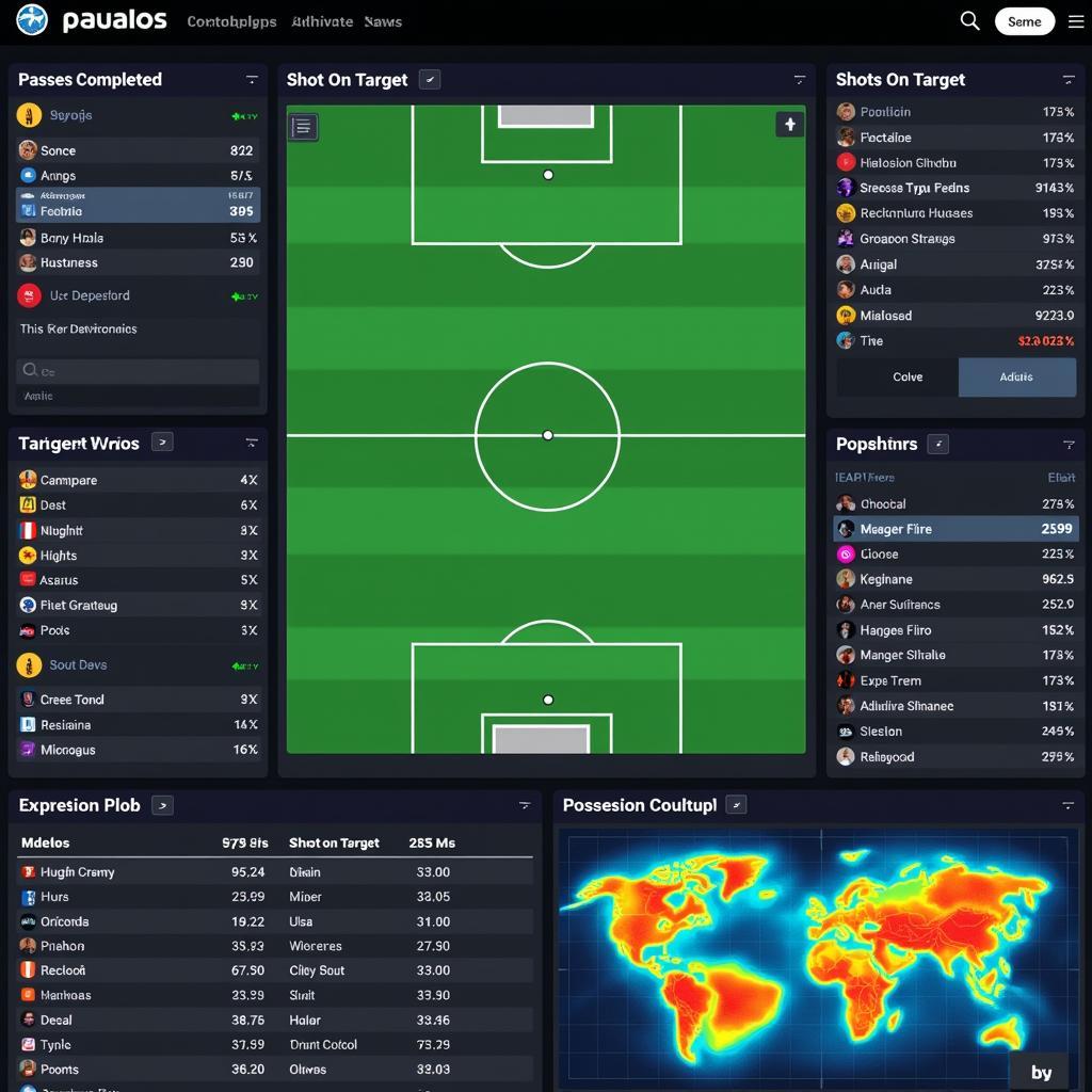 Data analysis in football report