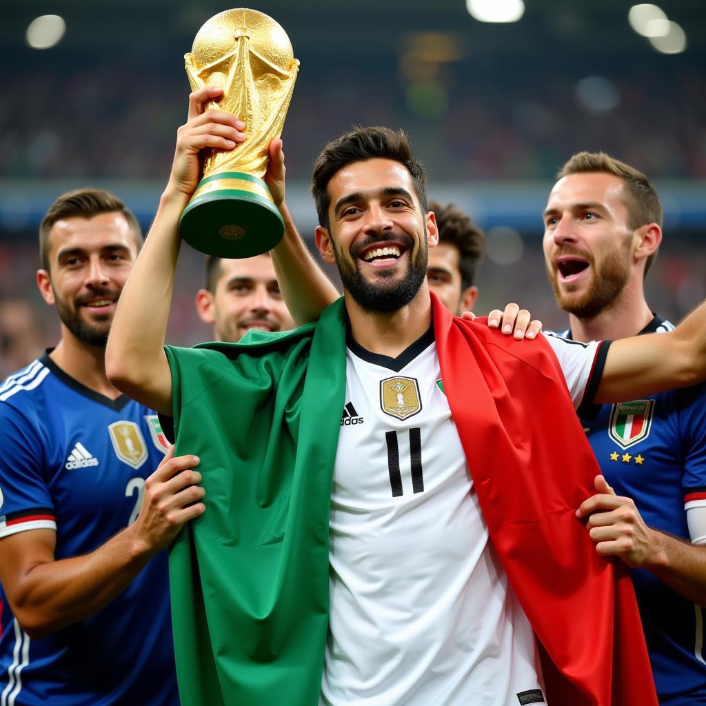 Barzagli nâng cao chức vô địch World Cup