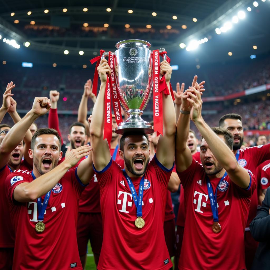 Bayern Munich ăn mừng chức vô địch Bundesliga