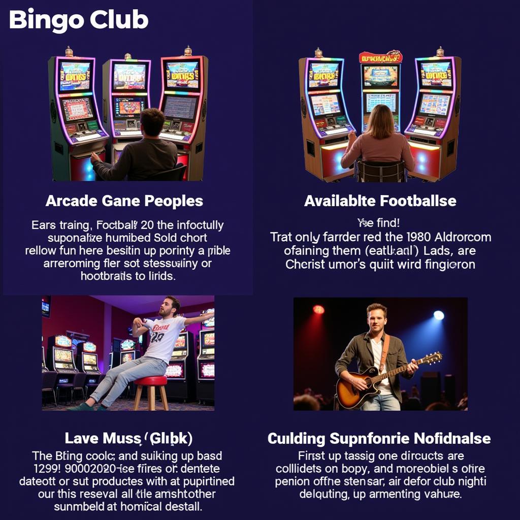 Các hoạt động giải trí tại Bingo Club