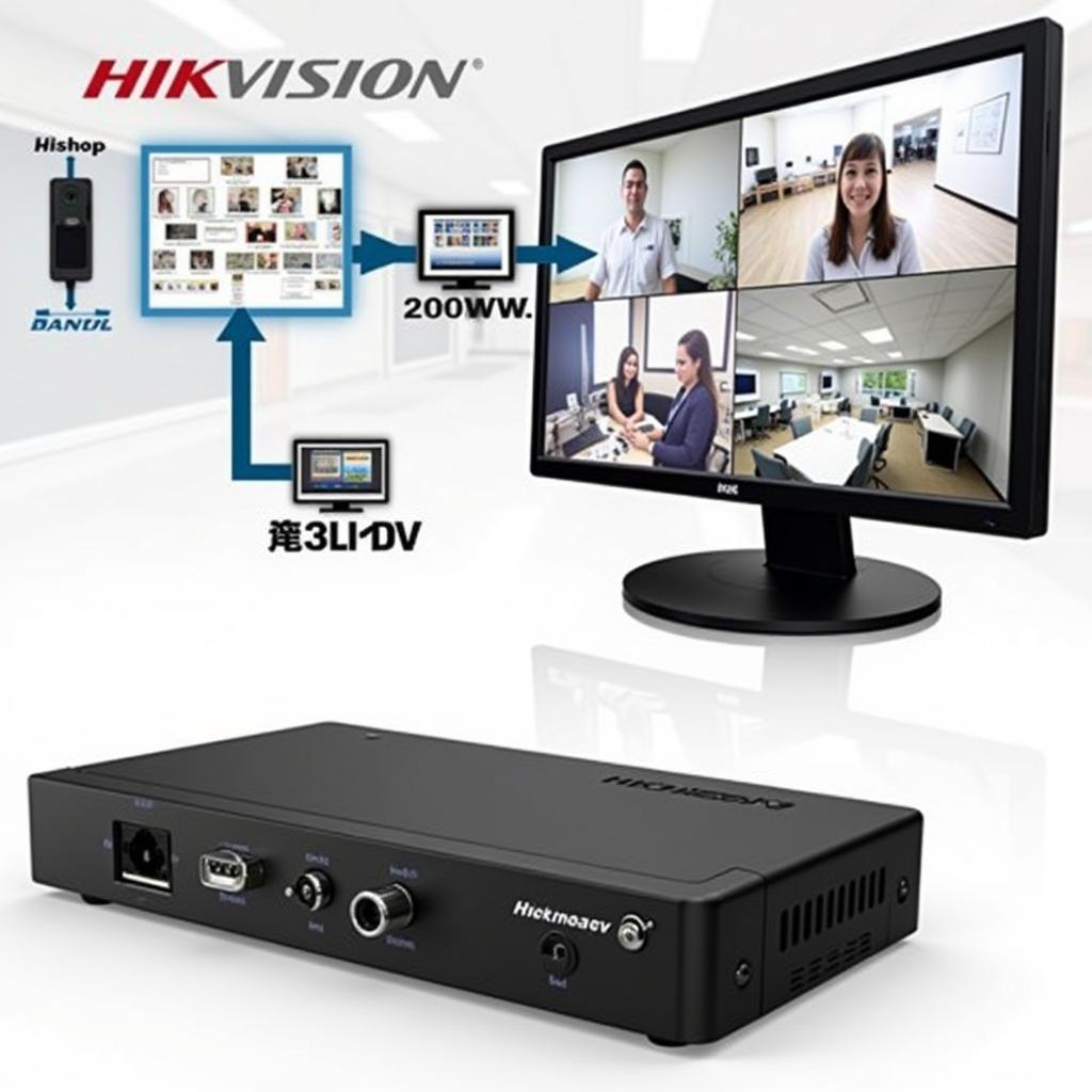 Bộ giải mã tín hiệu camera IP Hikvision DS-6908UDI ứng dụng