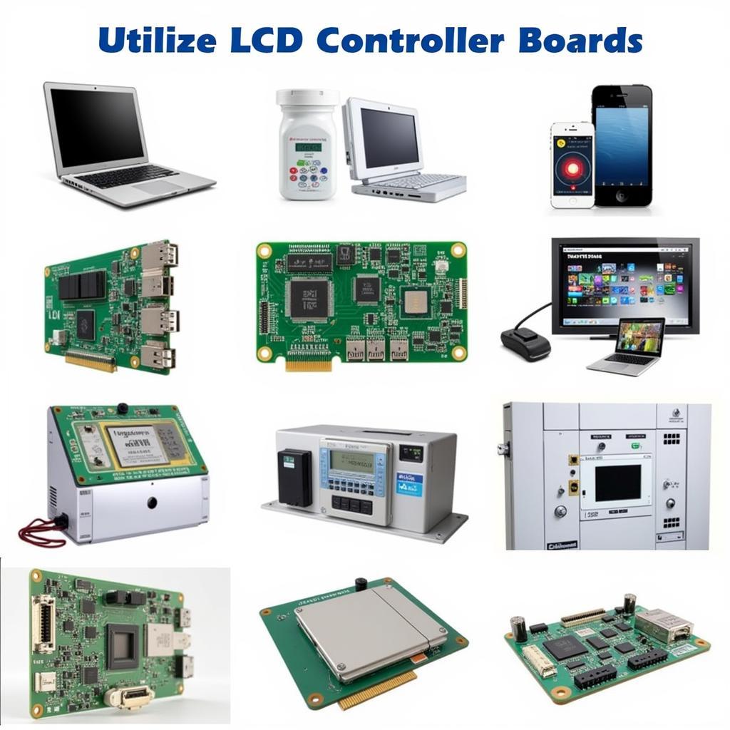 Ứng dụng board giải mã LCD