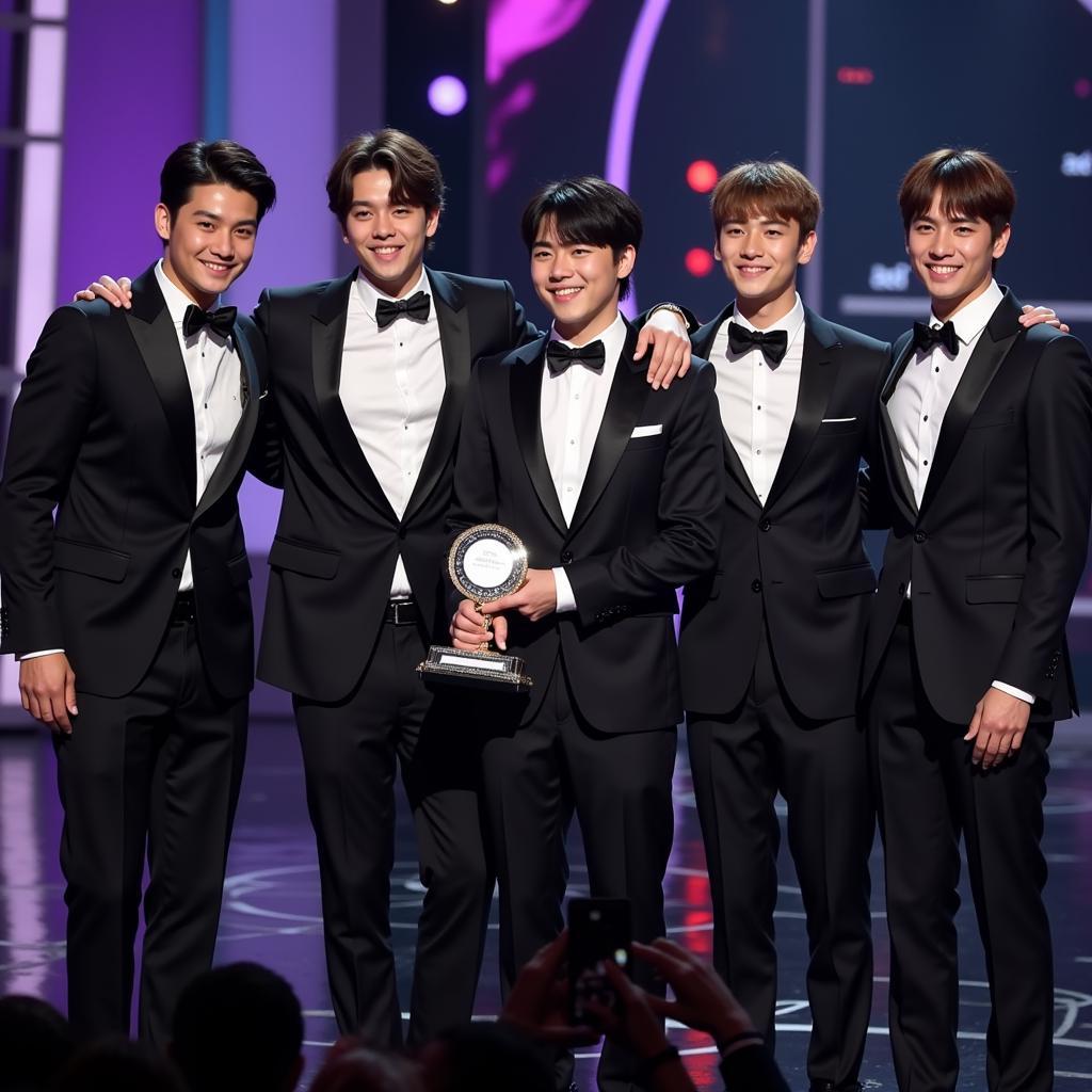 Khoảnh khắc BTS nhận Daesang tại MMA 2019