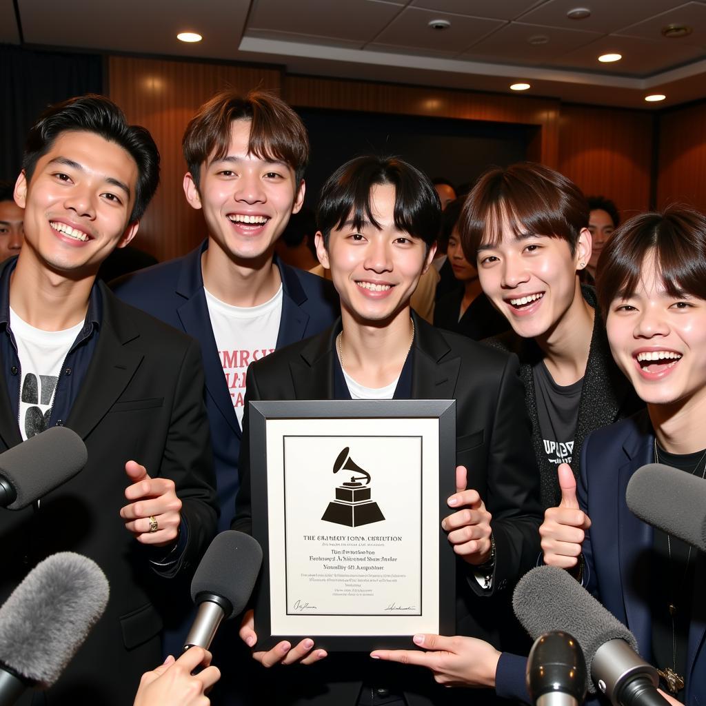 BTS nhận đề cử Grammy