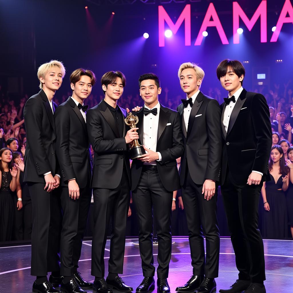 BTS nhận giải thưởng MAMA