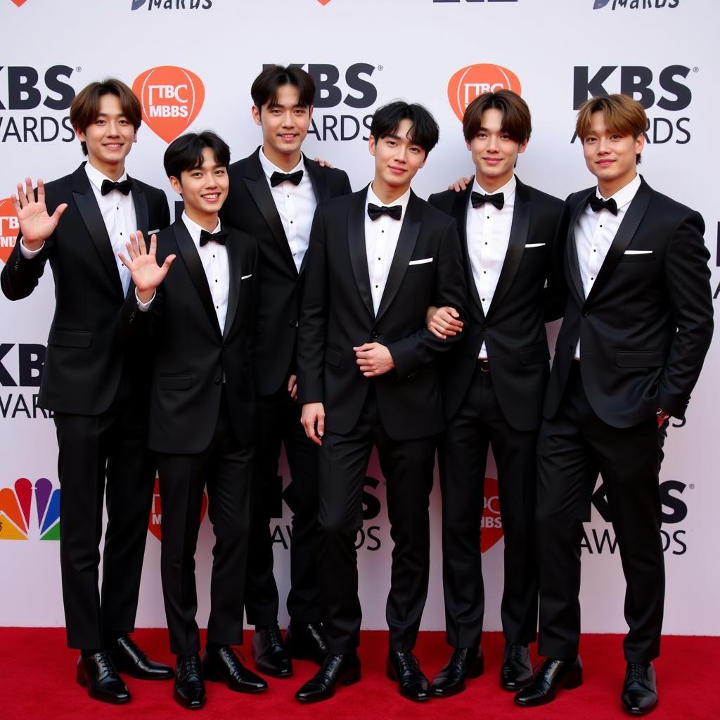 BTS trên thảm đỏ KBS