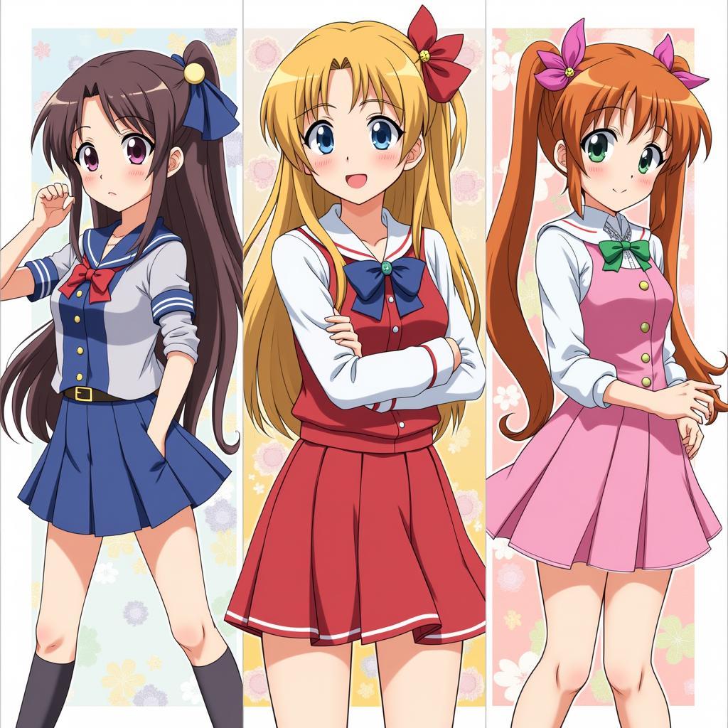 Hình ảnh các cô nàng Cự Giải anime nữ nổi tiếng: Tohru Honda, Sakura Kinomoto, Usagi Tsukino