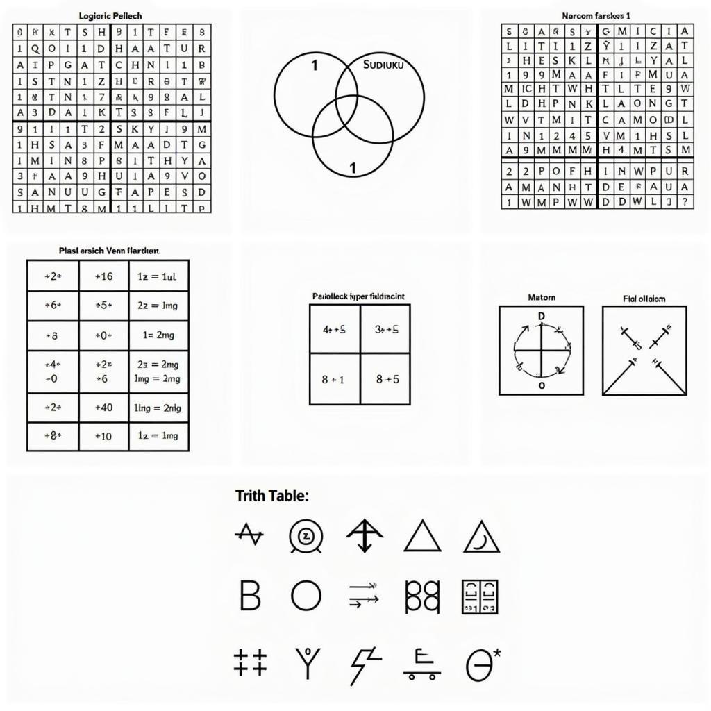 các dạng bài tập logic