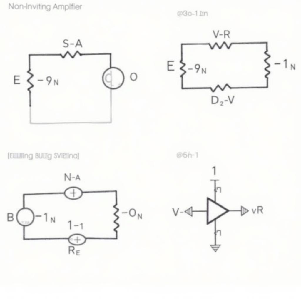 Các kiểu mạch Op-Amp cơ bản