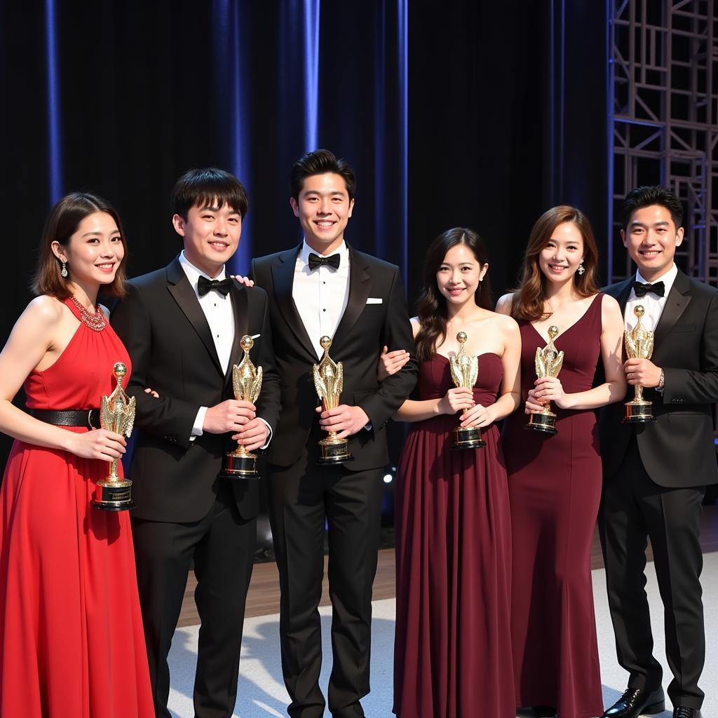 Các nghệ sĩ nhận giải thưởng nghệ thuật Baeksang