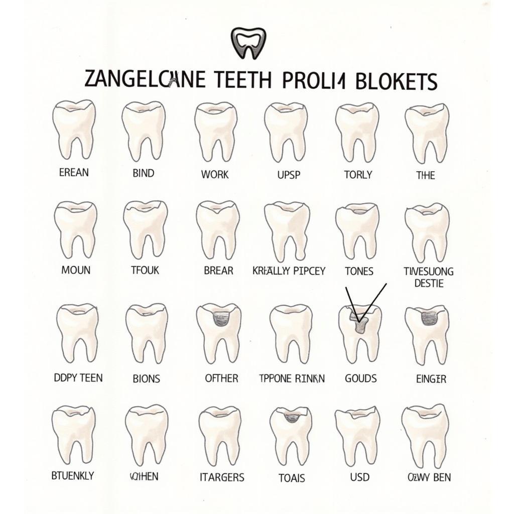 Các nhóm răng trong giải phẫu