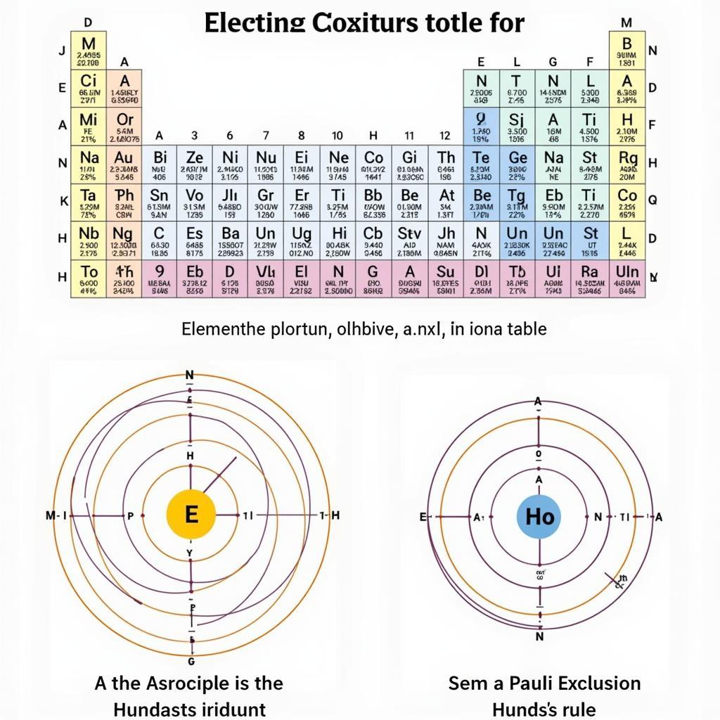 Cấu hình electron của nguyên tử và bảng tuần hoàn