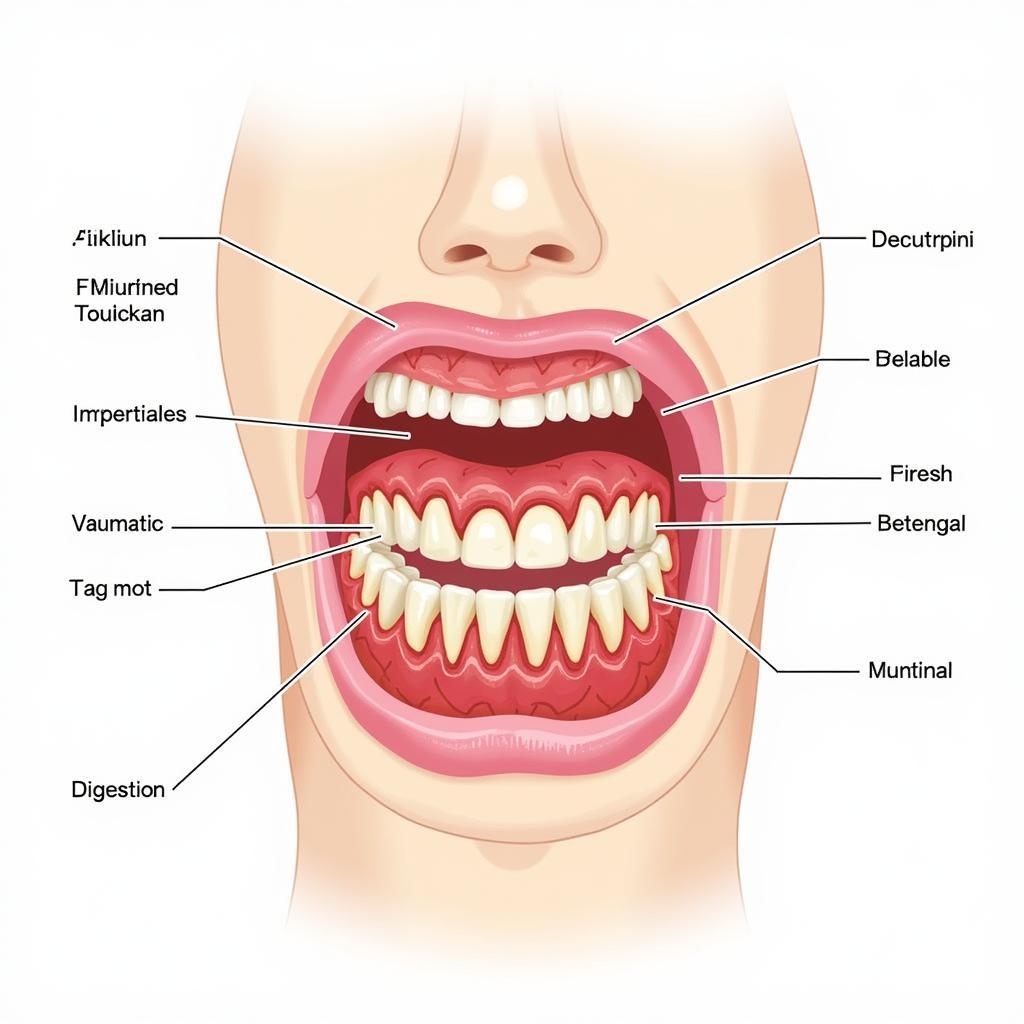 Cấu tạo khoang miệng