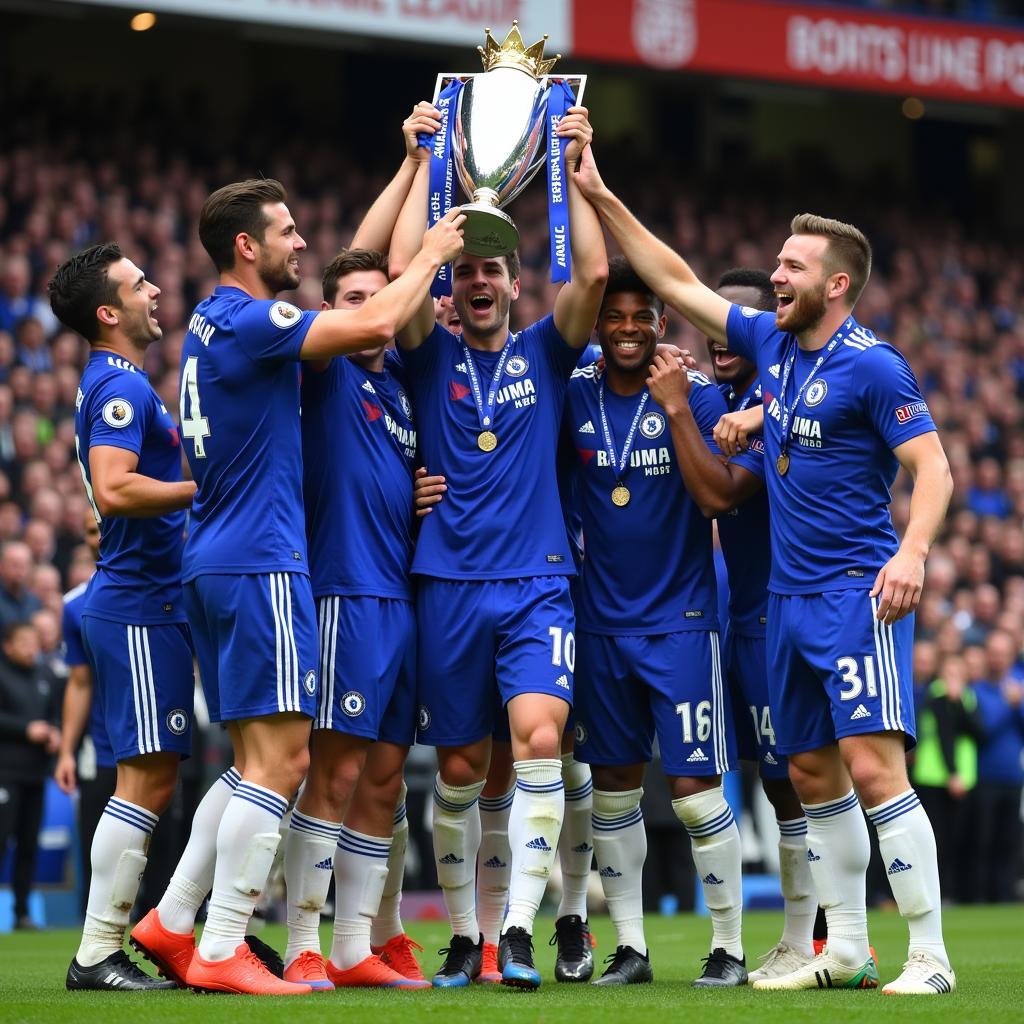 Chelsea vô địch Ngoại hạng Anh 2017