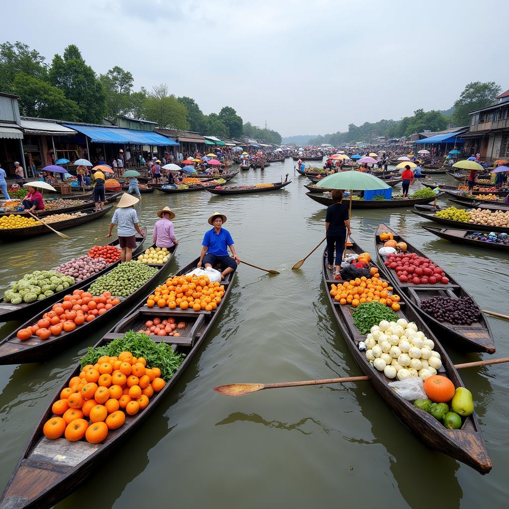 Chợ Nổi Cái Răng - Cần Thơ