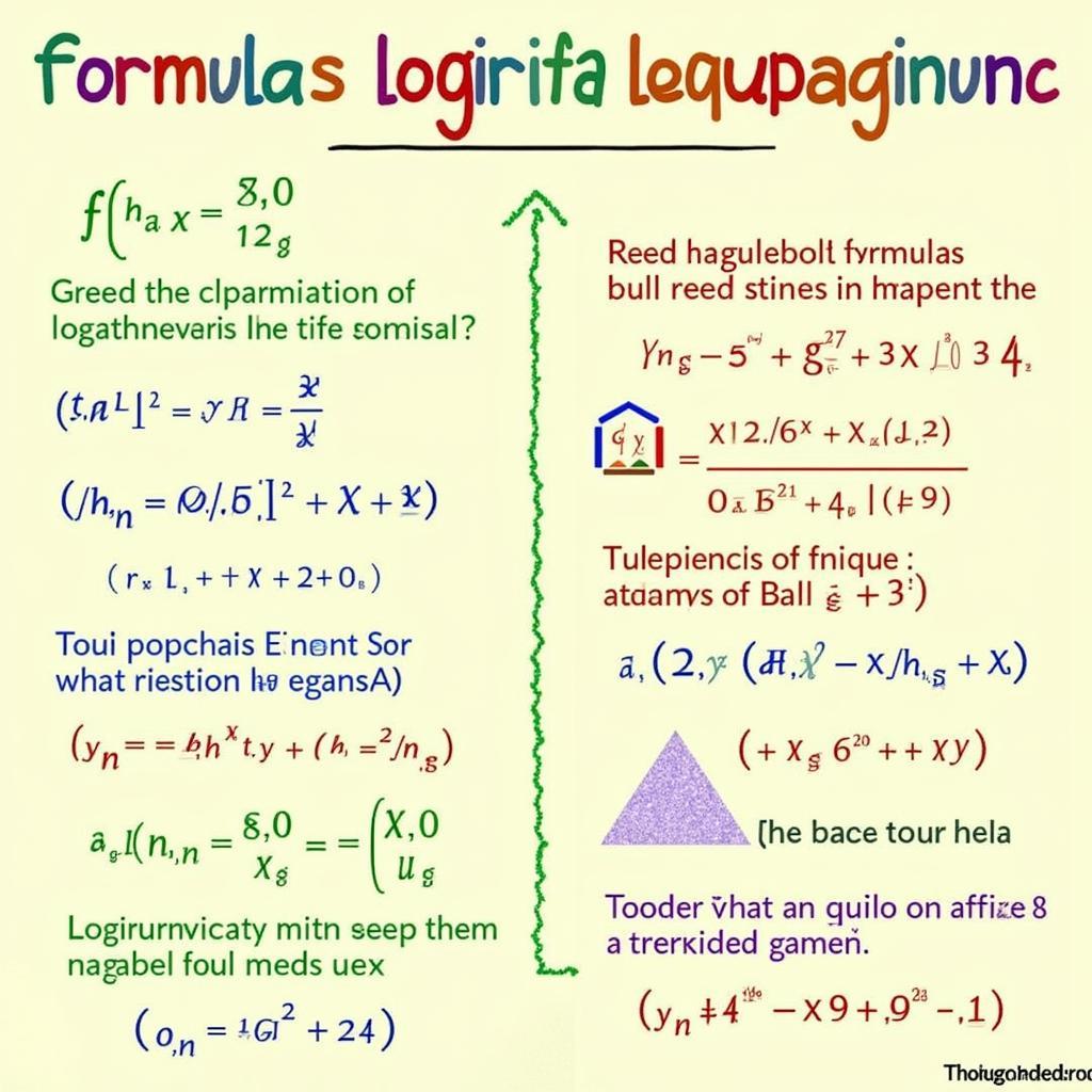 Công Thức Logarit