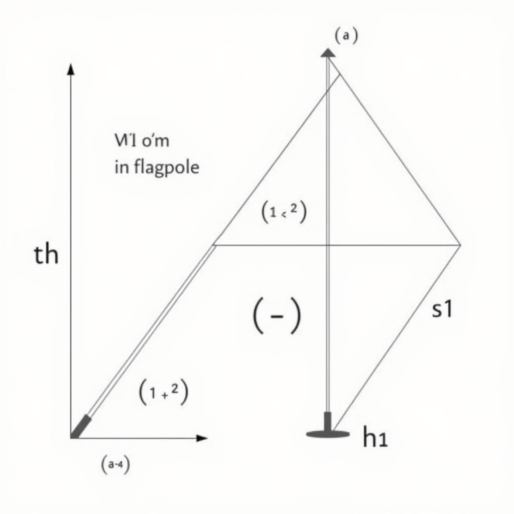 Công thức tính chiều cao cột cờ