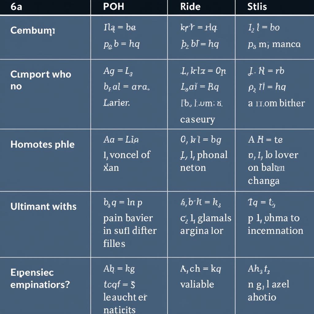 Công thức tính pH