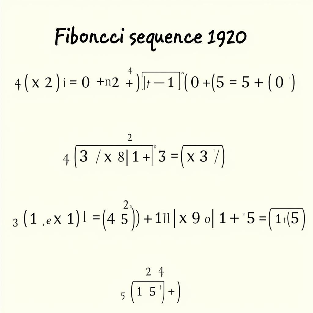 Hình Ảnh Minh Họa Dãy Số Fibonacci