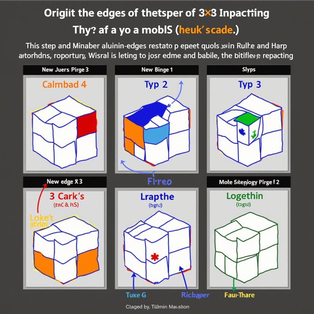 Định hướng cạnh tầng 3 rubik: Hướng dẫn chi tiết