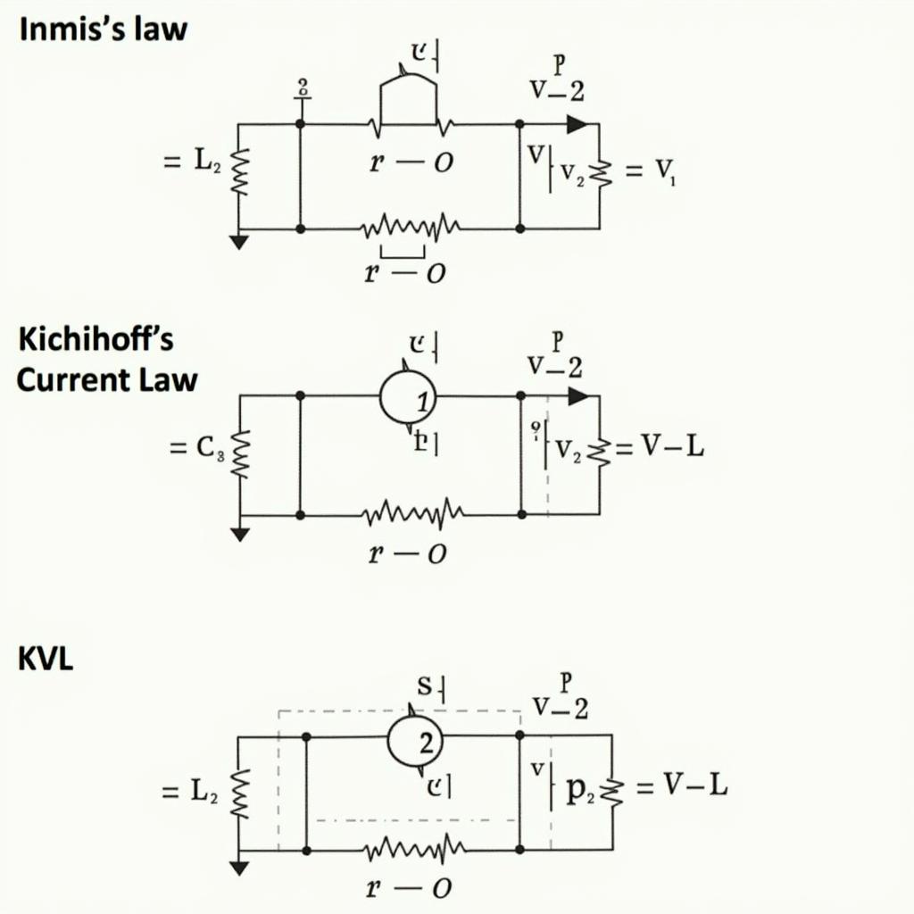 Định luật Ohm, KCL và KVL trong giải tích mạch điện