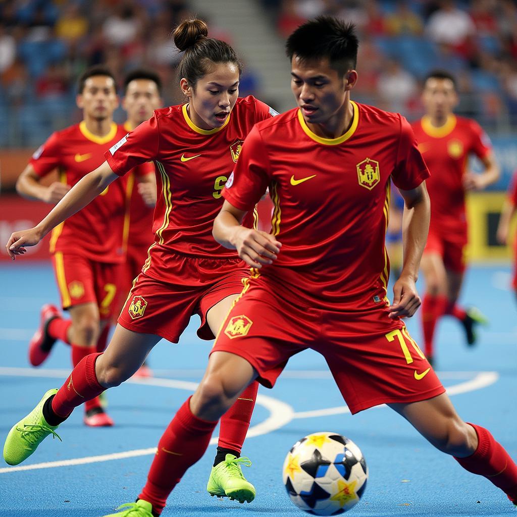 Đội Tuyển Futsal Việt Nam Thi Đấu Tại Giải Futsal Châu Á