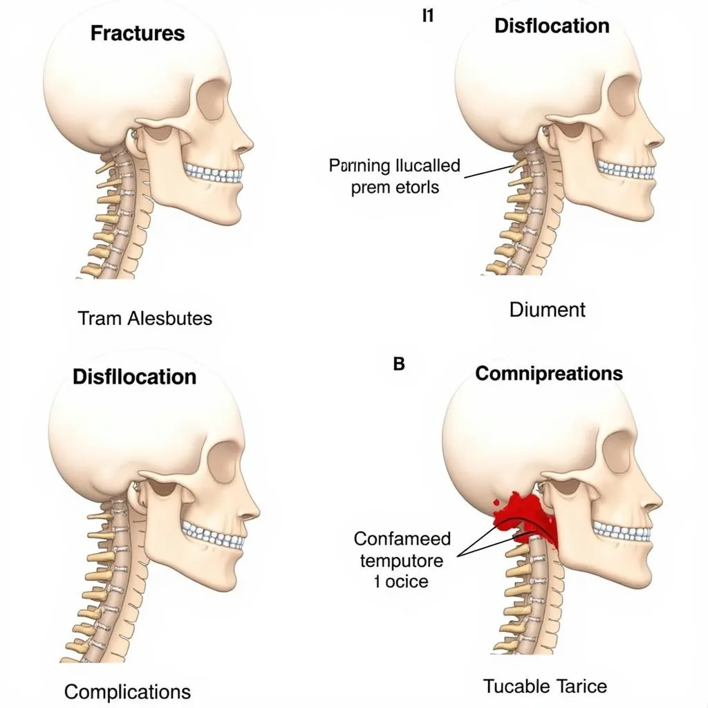 Tổn thương của đốt sống cổ C1 