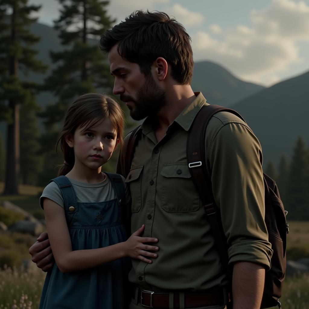 Joel và Ellie trong The Last of Us