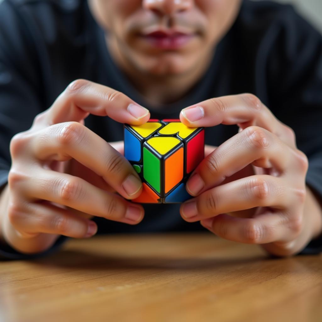 Giải lớp đầu tiên rubik 2x2