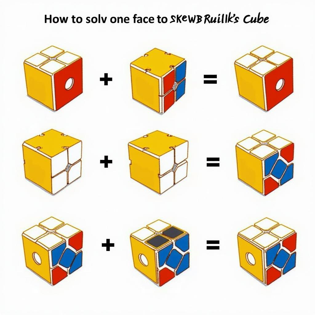 Giải một mặt Rubik Skewb