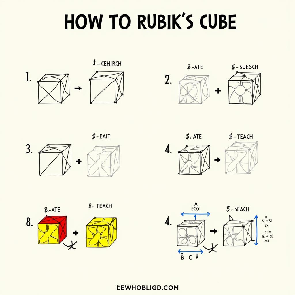 Giải Rubik 3x3 cho người mới