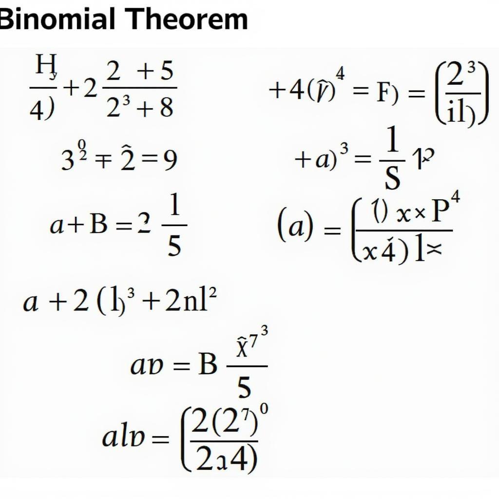 Giải thích định lý nhị thức Newton