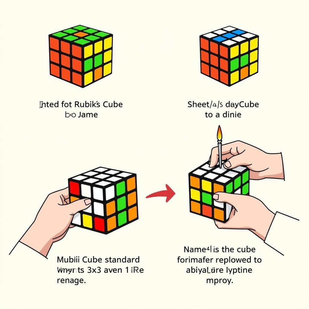 Giảm Rubik 4x4 Về 3x3