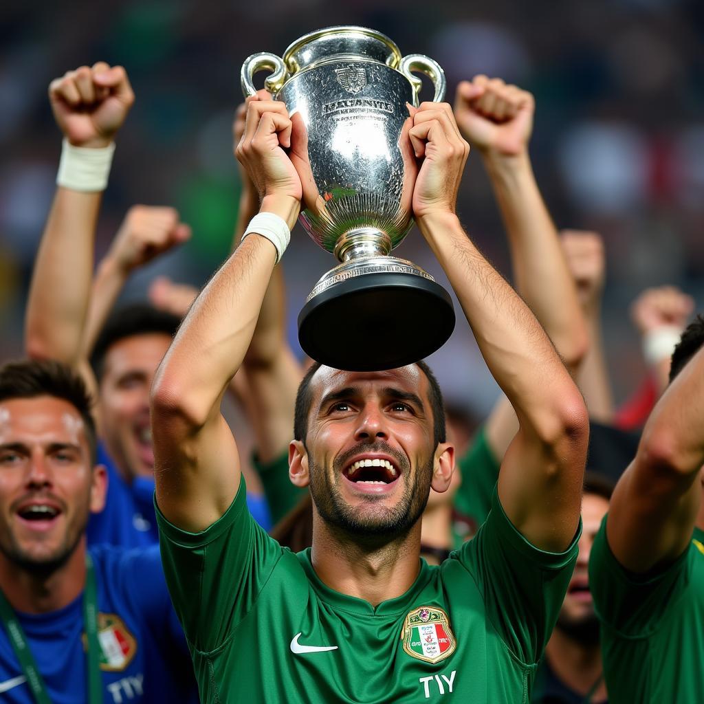 Giorgio Chiellini nâng cao danh hiệu EURO 2020