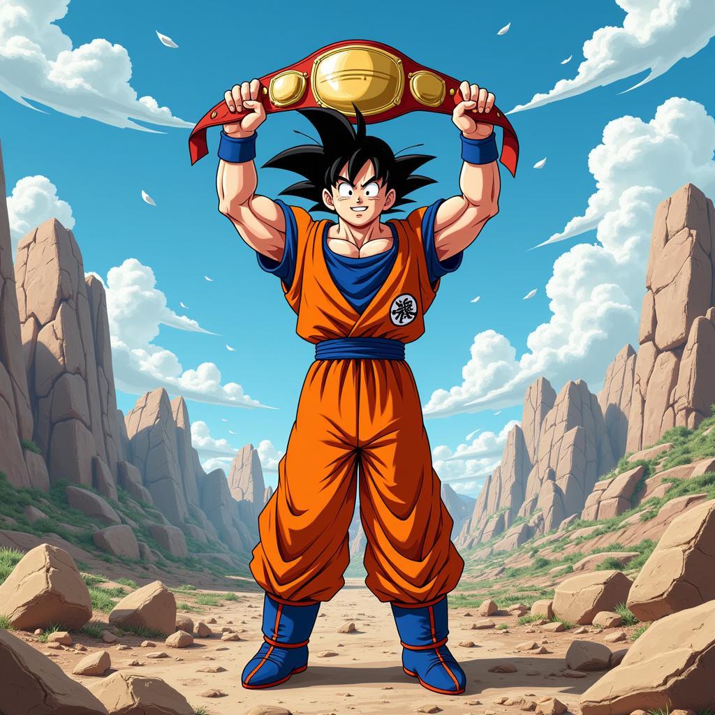 Goku chiến thắng tại Giải đấu