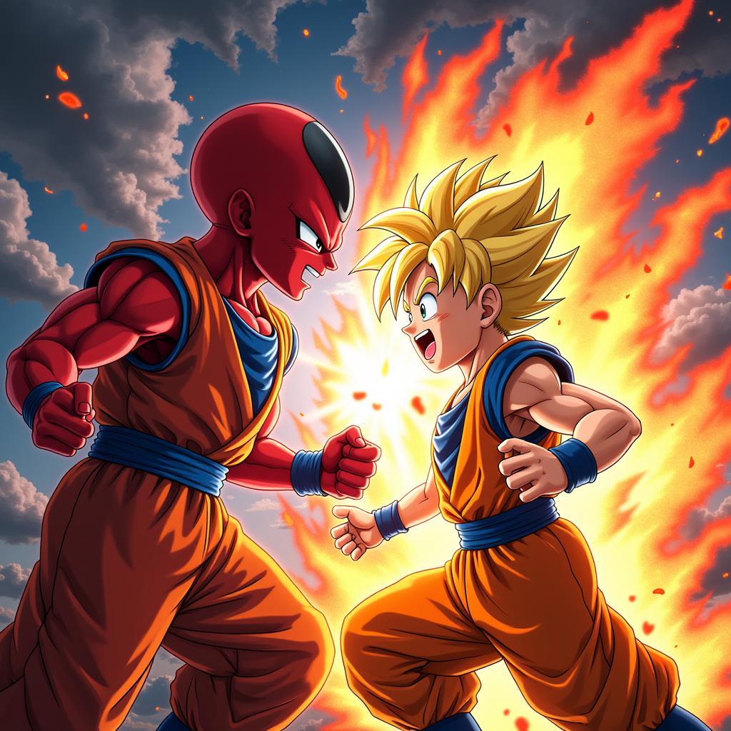 Goku và Jiren đối đầu trong Giải Đấu Sức Mạnh