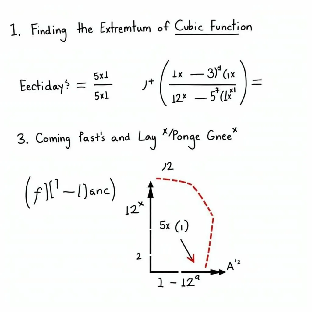 Hình minh họa công thức giải cực trị hàm bậc 3