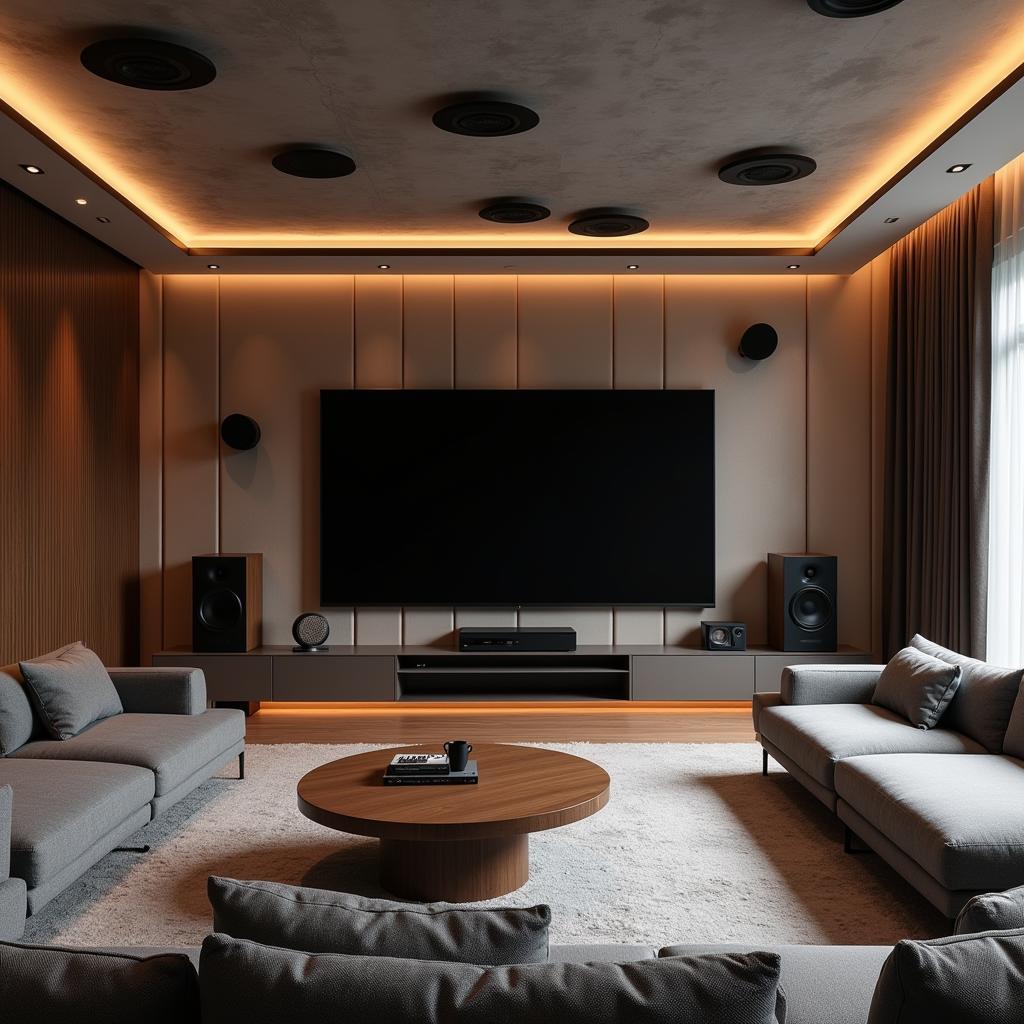 Hệ thống âm thanh giải mã Dolby Atmos hiện đại