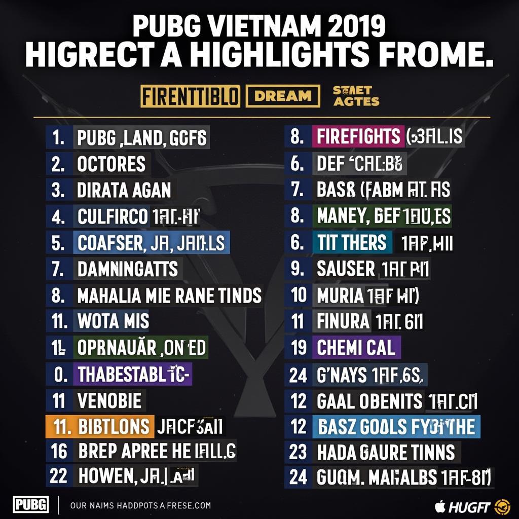 Những pha highlight ấn tượng của giải PUBG Việt Nam 2019