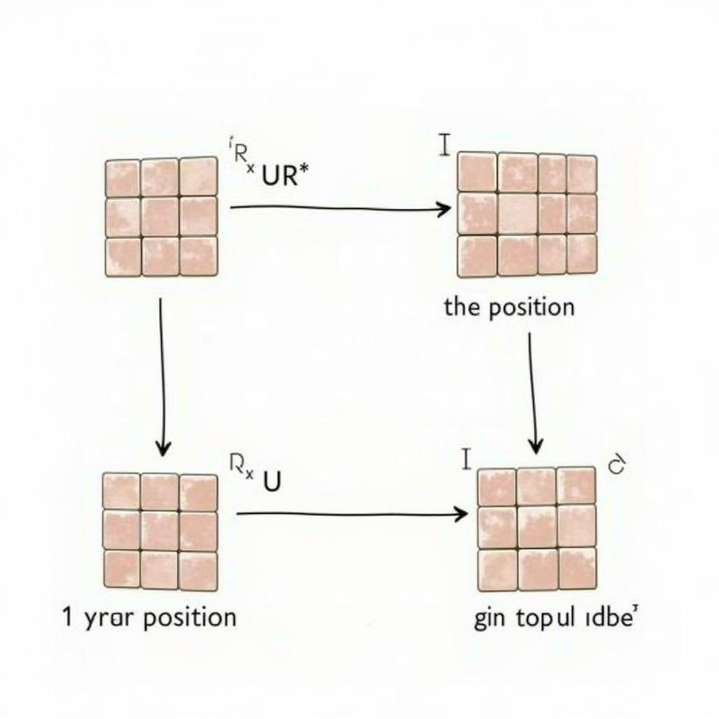 Hoán vị cạnh rubik 3x3 tầng 3: Công thức và cách thực hiện