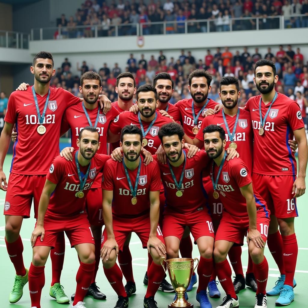 Tuyển futsal Iran vô địch giải futsal châu Á 2018