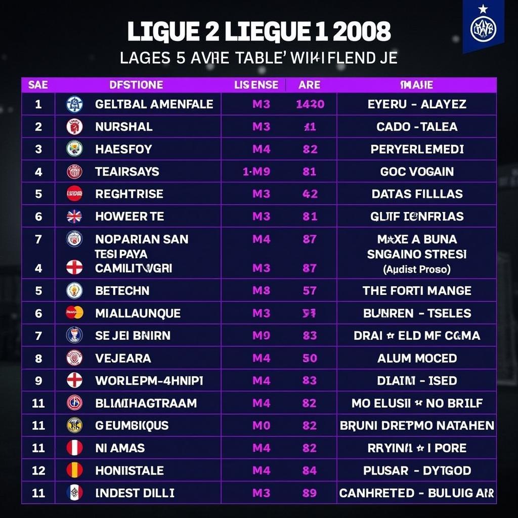 Lịch thi đấu Ligue 1