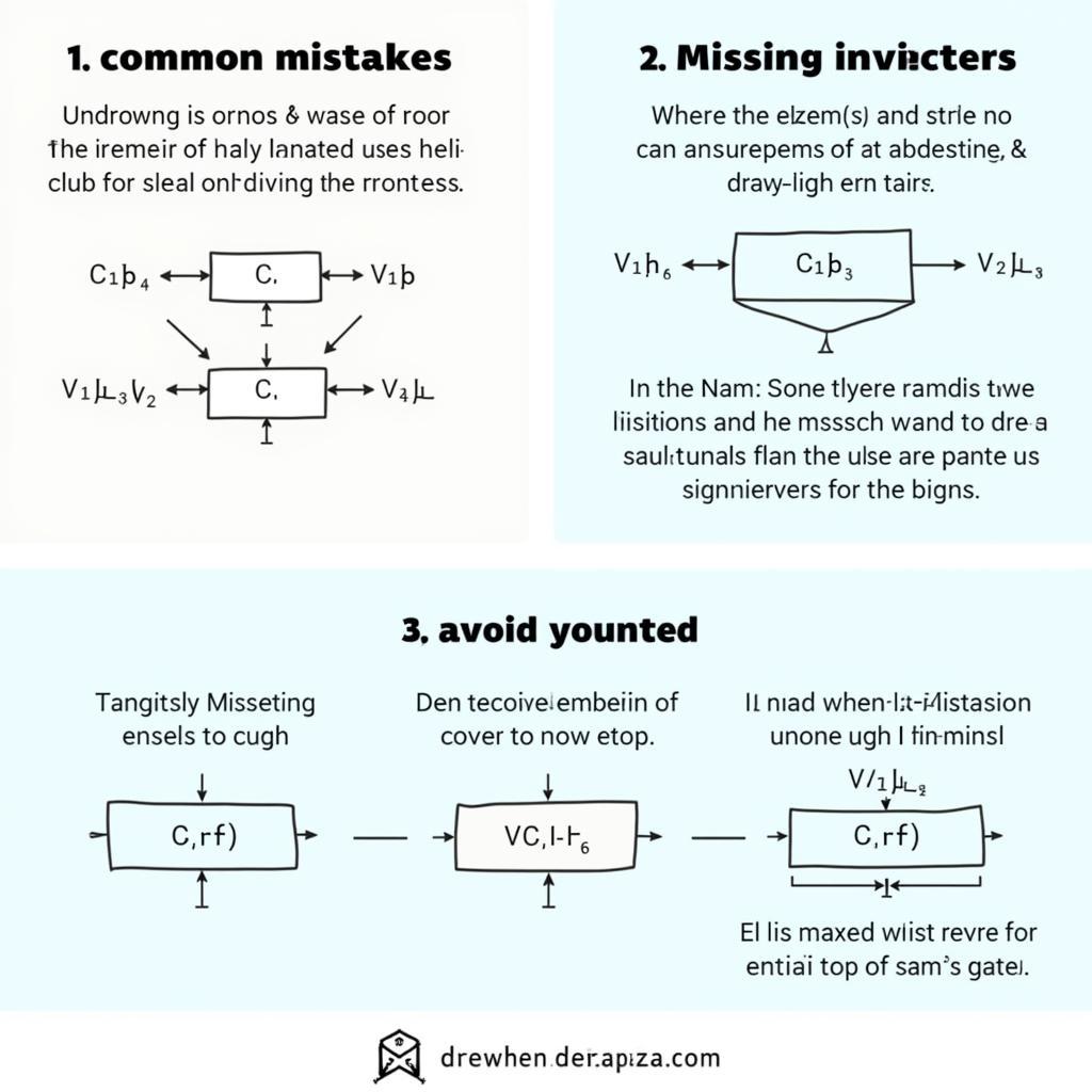 Lỗi thường gặp khi vẽ mạch logic